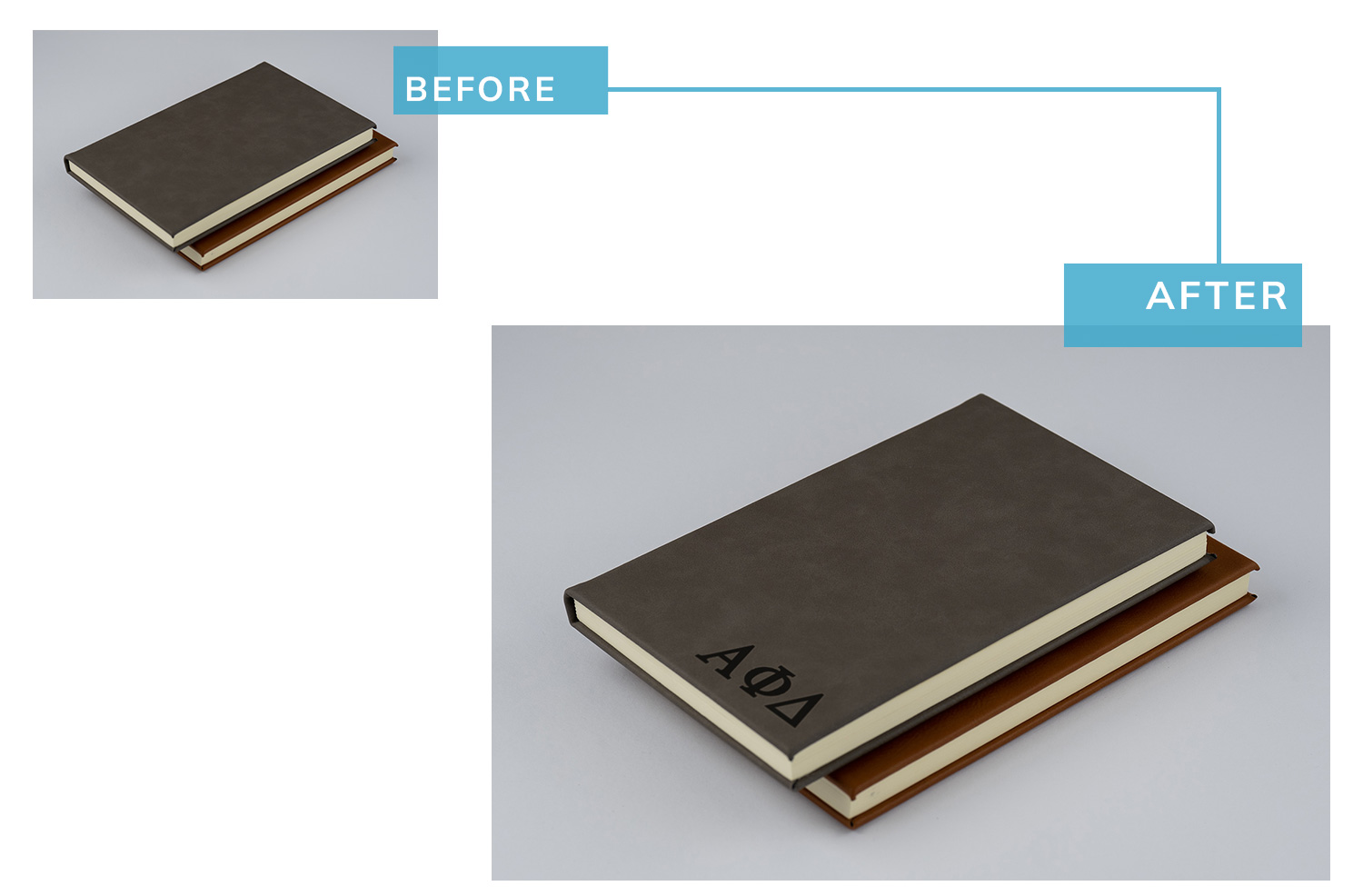 Leatherette notebook