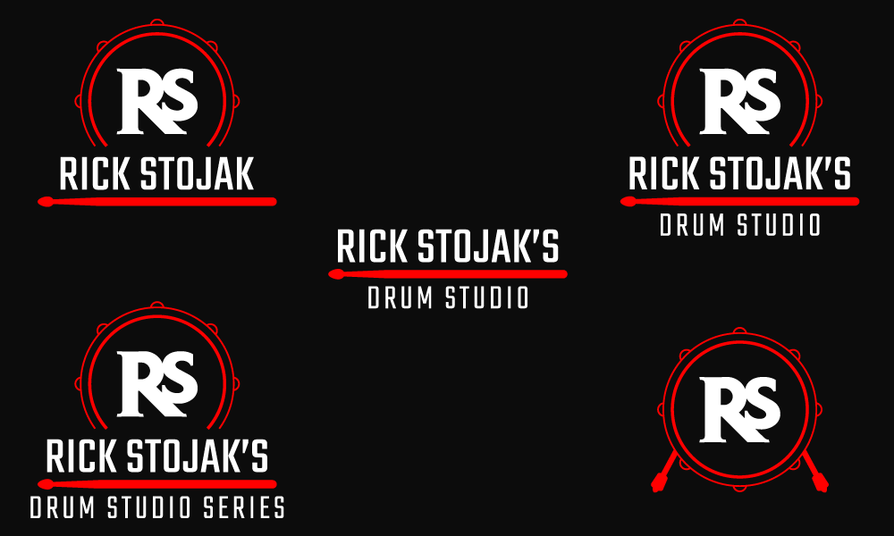 Rick Stojak Logo - Color on Black